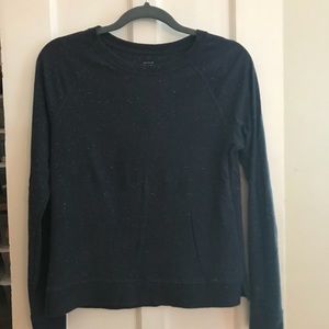 Deep blue heathered LOFT raglan T